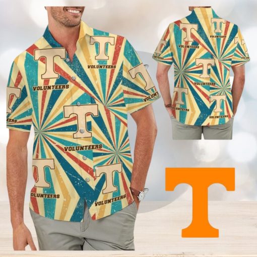 Tennessee Volunteers Retro Vintage Style Tropical Hawaiian Shirt