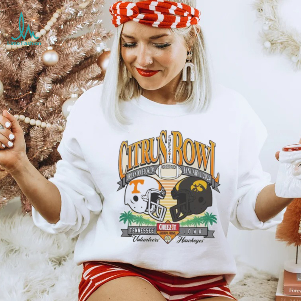 Tennessee Volunteers vs Iowa 2024 Citrus Bowl Head To Head Shirt Tennessee Volunteers vs Iowa 2024 Citrus Bowl Head To Head Shirt