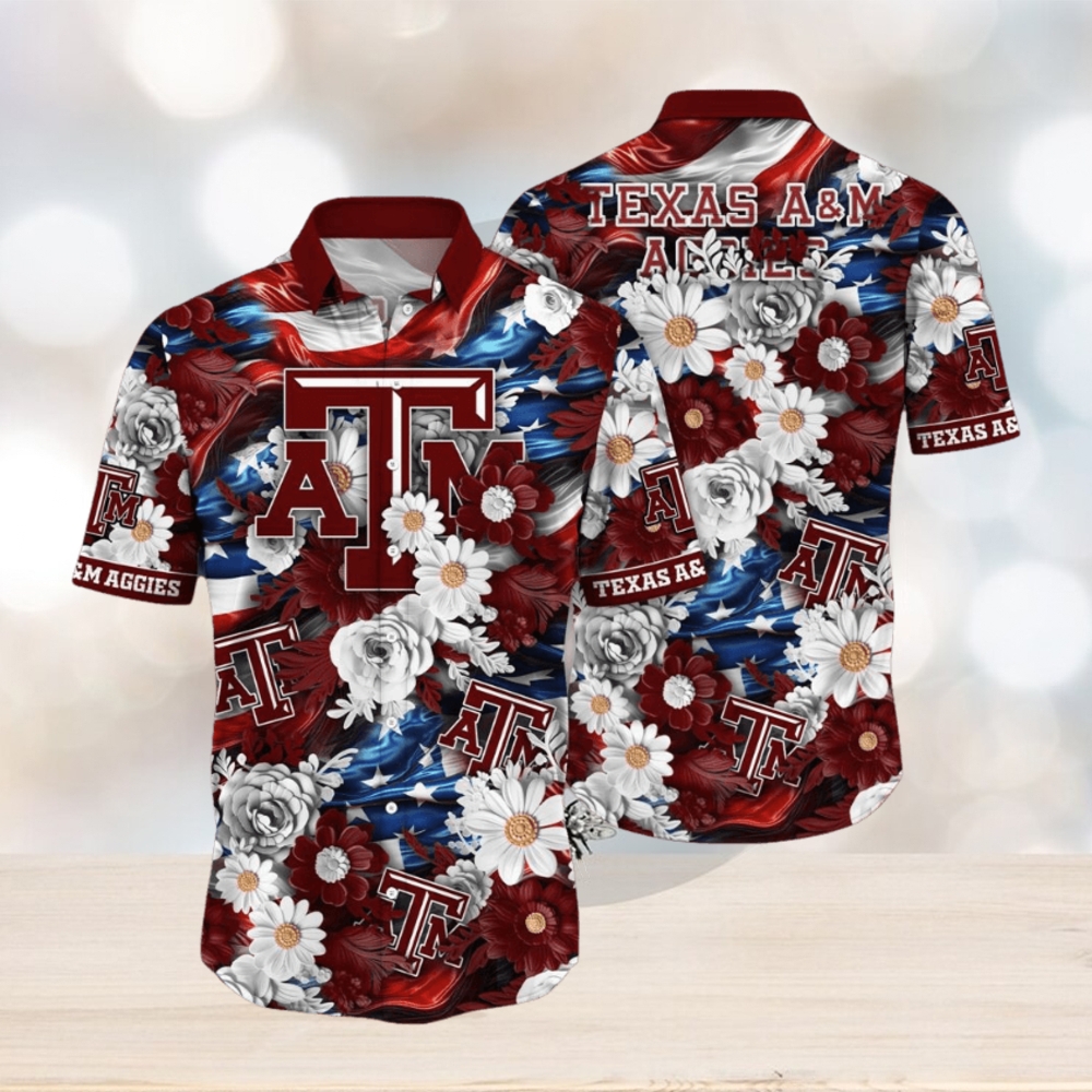 Texas A&M Aggies NCAA2 Hawaii Shirt Independence Day Texas A&M Aggies NCAA2 Hawaii Shirt Independence Day