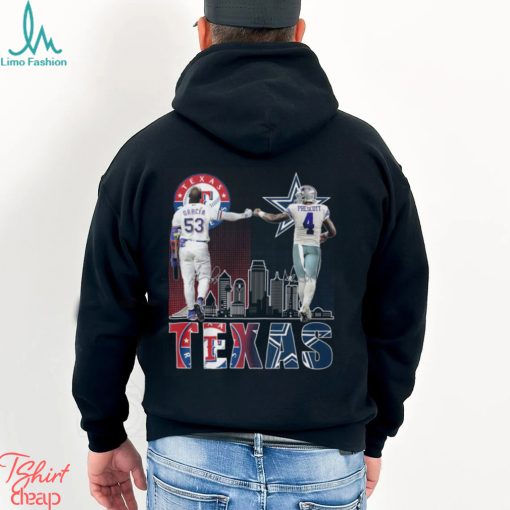 Texas City Sports Garcia And Prescott Signatures Shirt