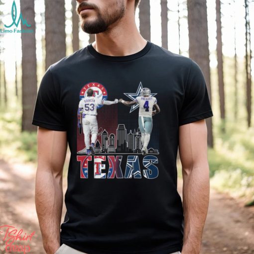 Texas City Sports Garcia And Prescott Signatures Shirt
