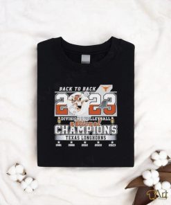 Texas Longhorn Back To Back 2023 Division I Volleyball National Champions Shirt