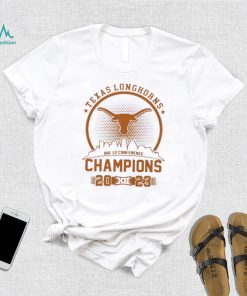 Texas Longhorns 2023 Big 12 Conference Football Champions Skyline Shirt