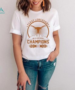 Texas Longhorns 2023 Big 12 Conference Football Champions Skyline Shirt