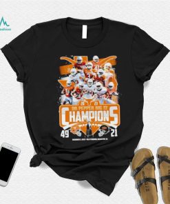 Texas Longhorns 2023 DR Pepper Big 12 Champions 49 21 shirt
