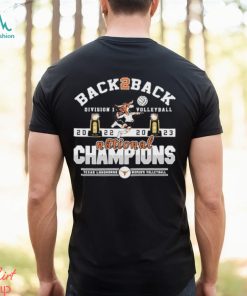 Texas Longhorns Back To Back 2023 Volleyball Champions T Shirt