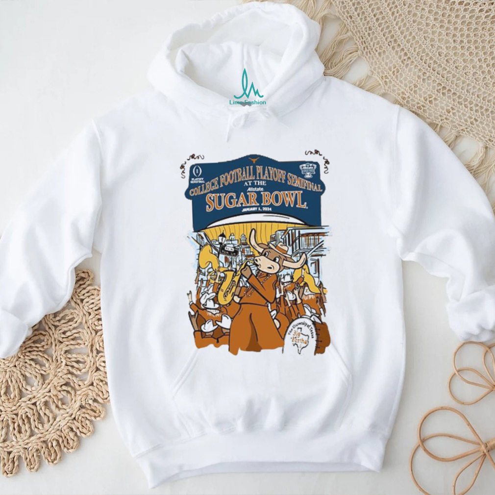 Texas Longhorns Big Bertha College Football Playoff 2024 Sugar Bowl Band Shirt Texas Longhorns Big Bertha College Football Playoff 2024 Sugar Bowl Band Shirt