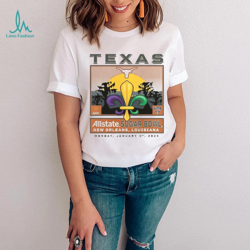 Texas Longhorns College Football Playoff 2024 Sugar Bowl T Shirt Texas Longhorns College Football Playoff 2024 Sugar Bowl T Shirt