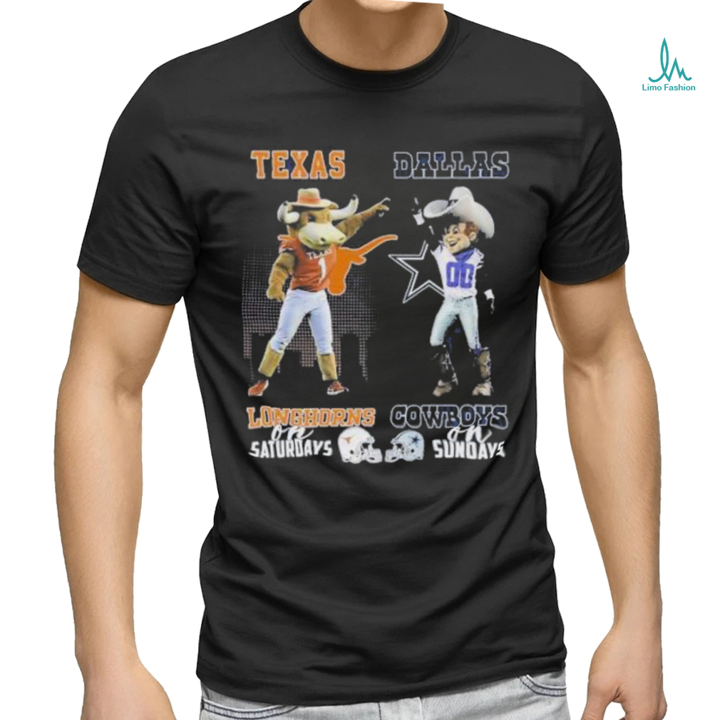 Texas Longhorns On Saturdays Dallas Cowboys On Sundays Shirt Texas Longhorns On Saturdays Dallas Cowboys On Sundays Shirt
