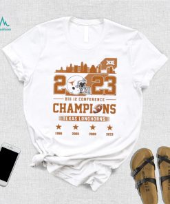 Texas Longhorns Skyline 2023 Big 12 Conference Champions Shirt