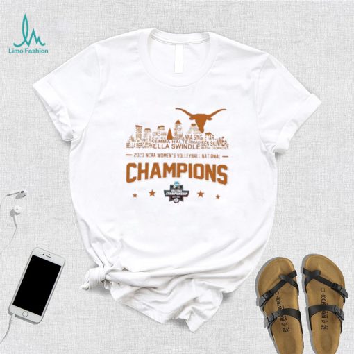 Texas Longhorns Skyline Players Name 2023 NCAA Women’s Volleyball National Champions Shirt