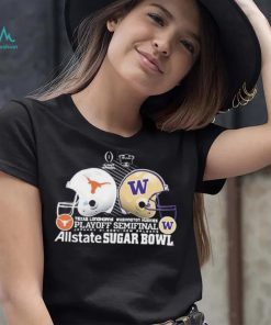 Texas Longhorns Vs Washington Huskies 2024 CFP Sugar Bowl Head To Head Shirt