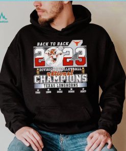 Texas Longhorns back to back 2023 Division I volleyball National Champions shirt, hoodie, sweater, long sleeve and tank top Texas Longhorns back to back 2023 Division I volleyball National Champions shirt