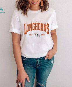 Texas Longhorns football est. 1893 helmet retro shirt
