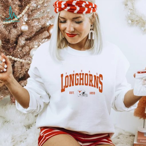 Texas Longhorns football est. 1893 helmet retro shirt