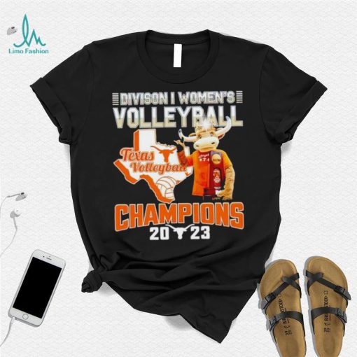 Texas Longhorns mascot Division I women’s volleyball Champions 2023 shirt