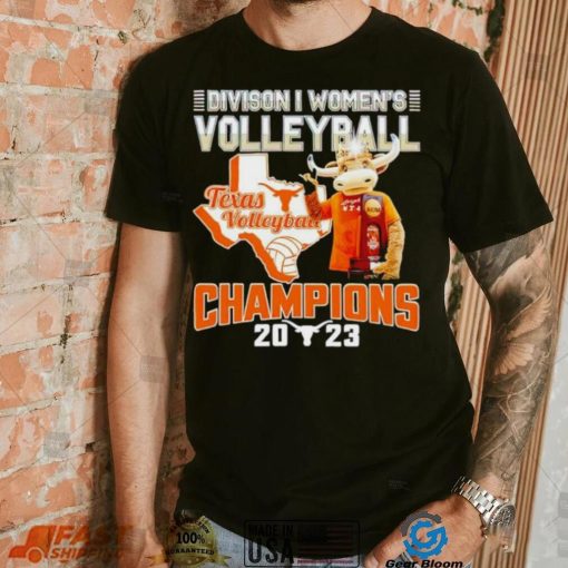 Texas Longhorns mascot Division I women’s volleyball Champions 2023 shirt