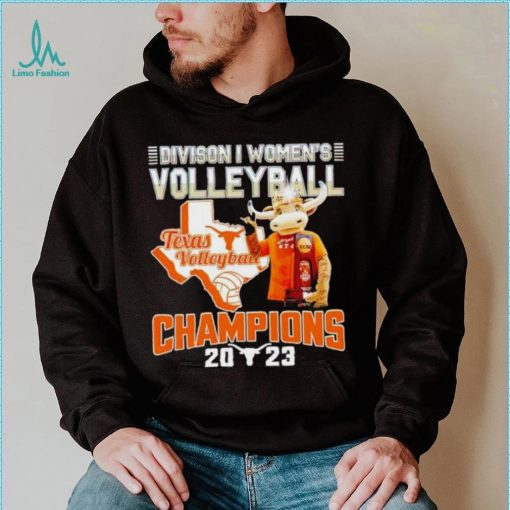 Texas Longhorns mascot Division I women’s volleyball Champions 2023 shirt