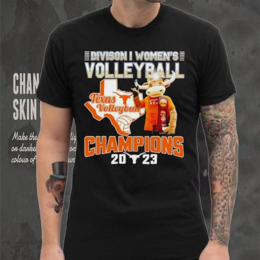 Texas Longhorns mascot Division I women’s volleyball Champions 2023 shirt