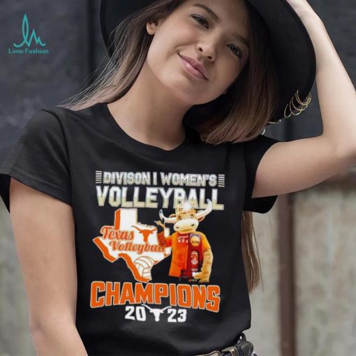 Texas Longhorns mascot Division I women’s volleyball Champions 2023 shirt