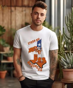Texas Longhorns stood on business flag shirt