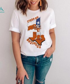 Texas Longhorns stood on business flag shirt
