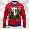 Los Angeles Dodgers Christmas Pine Trees Sweater