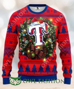 Texas Rangers Big Logo Ugly Christmas Sweater