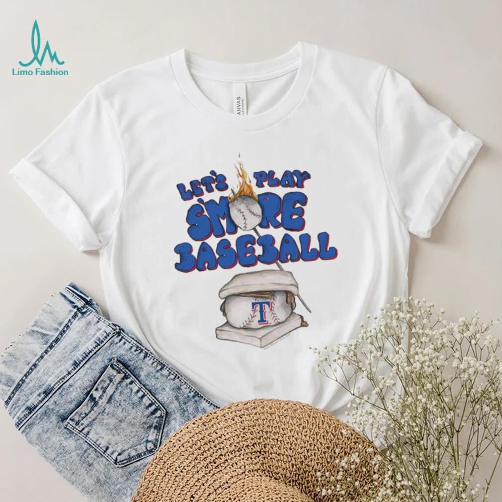 Texas Rangers Tiny Turnip White S'mores Shirt Texas Rangers Tiny Turnip White S'mores Shirt