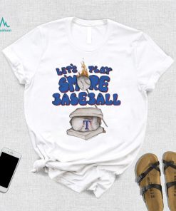 Texas Rangers Tiny Turnip White S'mores Shirt