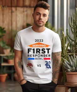 Texas State Bobcat vs Rice Owls 2023 Servpro F1rst Responder Bowl shirt