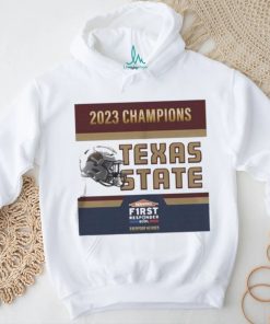 Texas State Bobcats Football Are 2023 First Responder Bowl Champions Shirt