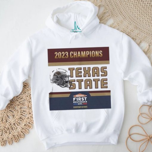 Texas State Bobcats Football Are 2023 First Responder Bowl Champions Shirt