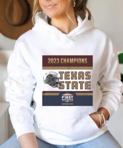 Texas State Bobcats Football Are 2023 First Responder Bowl Champions T Shirt