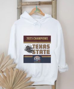 Texas State Bobcats Football Are 2023 First Responder Bowl Champions T Shirt, hoodie, sweater, long sleeve and tank top Texas State Bobcats Football Are 2023 First Responder Bowl Champions T Shirt
