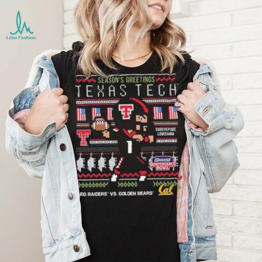 Texas Tech 2023 Independence Bowl Christmas Ugly Shirt