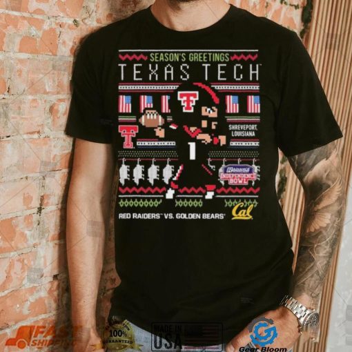 Texas Tech 2023 Independence Bowl Christmas Ugly Shirt