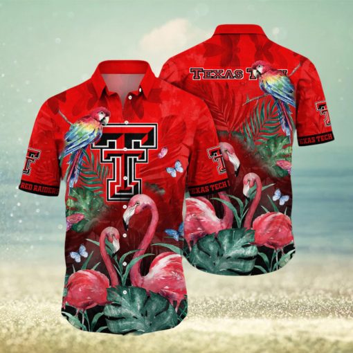 Texas Tech Red Raiders NCAA Hawaiian Shirt Lush Greenery Aloha Shirt