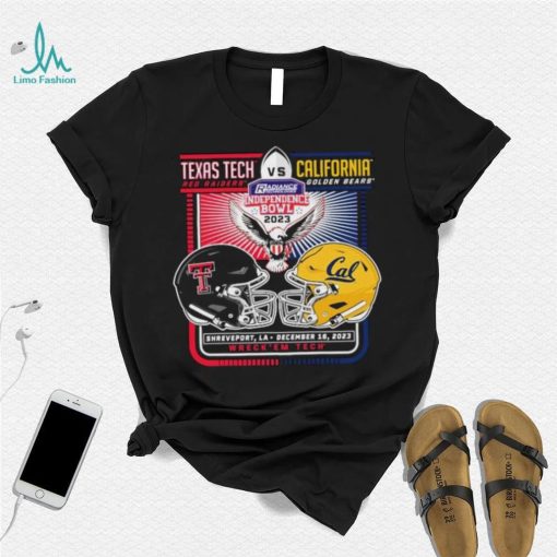 Texas Tech Red Raiders Vs California Golden Bears 2023 Independence Bowl Matchup Shirt