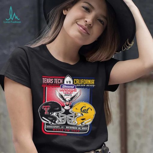 Texas Tech Red Raiders Vs California Golden Bears 2023 Independence Bowl Matchup Shirt