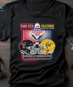 Texas Tech Red Raiders Vs California Golden Bears 2023 Independence Bowl Matchup Shirt