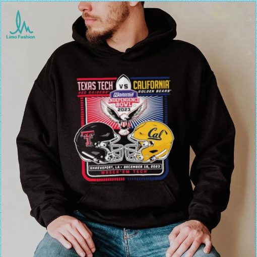 Texas Tech Red Raiders Vs California Golden Bears 2023 Independence Bowl Matchup Shirt