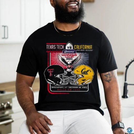 Texas Tech Red Raiders Vs California Golden Bears 2023 Independence Bowl Wreck ‘em Tech Shirt