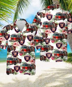 Texas White Oak Volunteer Fire Department Hawaiian Shirt Summner Vacation Shirt