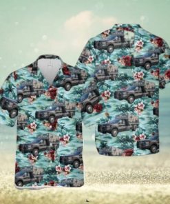 Texas Wise County EMS Rescue Aloha Hawaiian Shirt