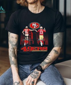 The 49ers 2023 Playoff Joe Montana And Brock Purdy Signatures Shirt