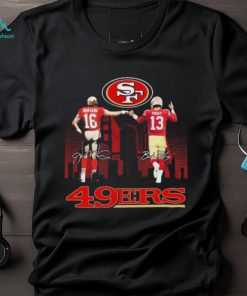 The 49ers 2023 Playoff Joe Montana And Brock Purdy Signatures Shirt