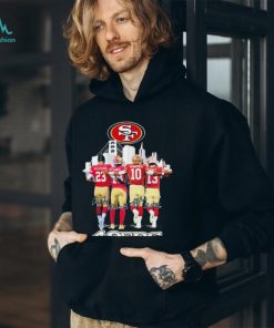 The 49ers 2023 Playoff Mccaffrey Samuel Garoppolo And Purdy Signatures Shirt