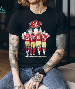 The 49ers 2023 Playoff Mccaffrey Samuel Garoppolo And Purdy Signatures Shirt