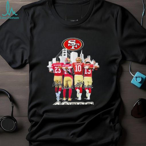 The 49ers 2023 Playoff Mccaffrey Samuel Garoppolo And Purdy Signatures Shirt